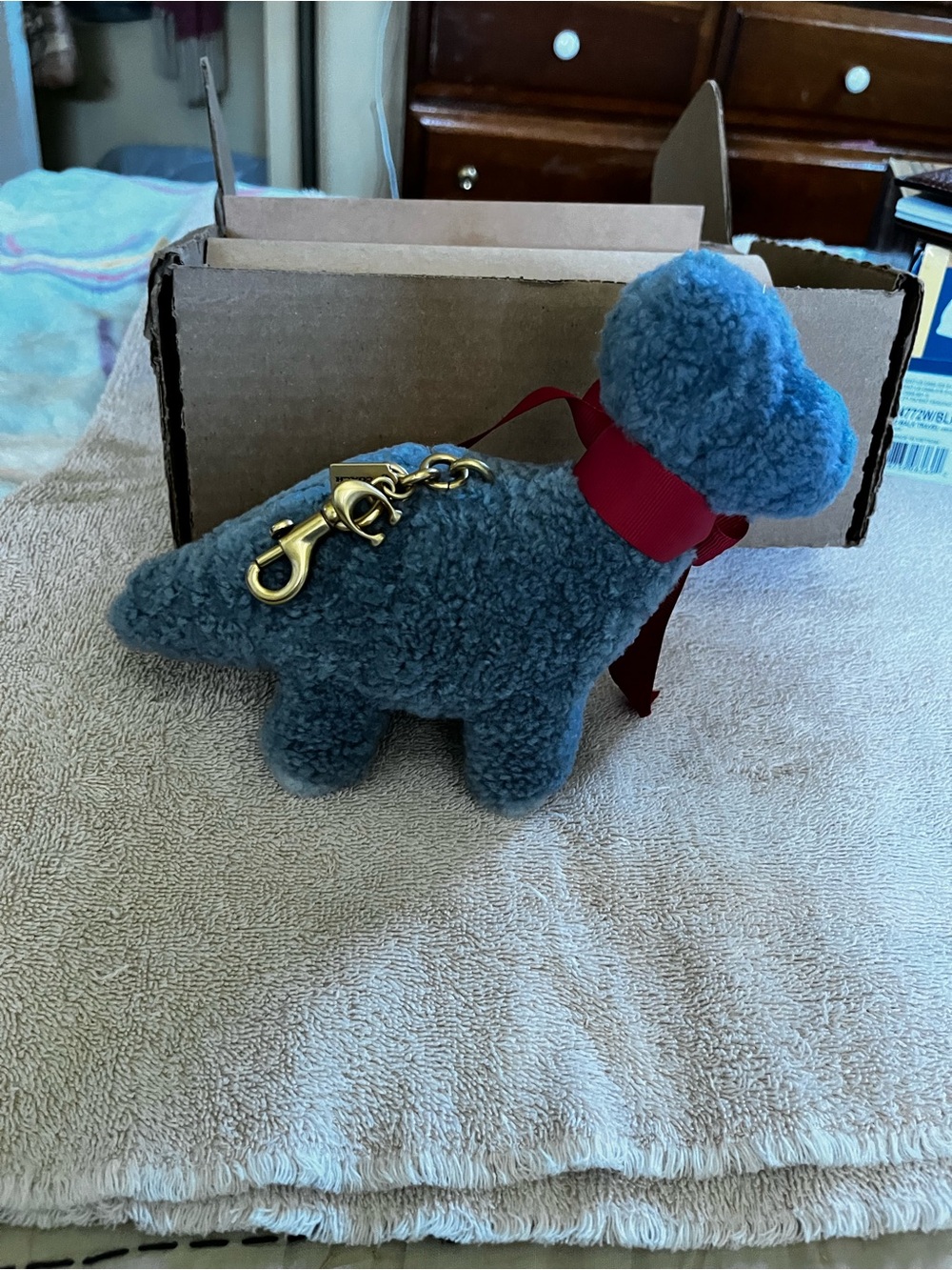 Coach Blue Dinosaur Buddy From Tenth Anniversary Of Rexy - Picture 6 of 16